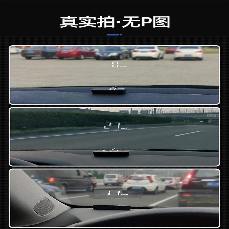 Автомобильный HUD OBD2 Проекционный дисплей Проектор скорости на лобовом стекле Спидометр Лобовое стекло КМ/Мили Температура воды Вольтметр