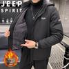 Мужская повседневная теплая зимняя куртка на флисовой подкладке JEEP SPIRIT