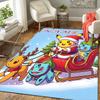 Custom 1Pc Christmas Eevee Celebration Rug Office Carpet Indoor Outdoor Entrance Doormat Nonslip Soft And Comfortable Living Room D2915204