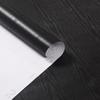 0.4x2M Черная мебельная наклейка под дерево самоклеящиеся обои шкафы гардероб стол водонепроницаемая пленка для реставрации деревянных дверей