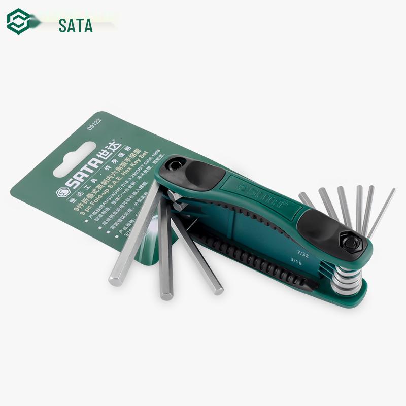 Складной набор шестигранных ключей: Имперские, метрические и Torx ключи