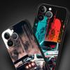 Sports Car JDM Tokyo Drift For iPhone 11 12 13 15 14 Pro Max Phone Case X XR XS 7 8 Plus SE 2020 Luxury Black Soft Cover Funda