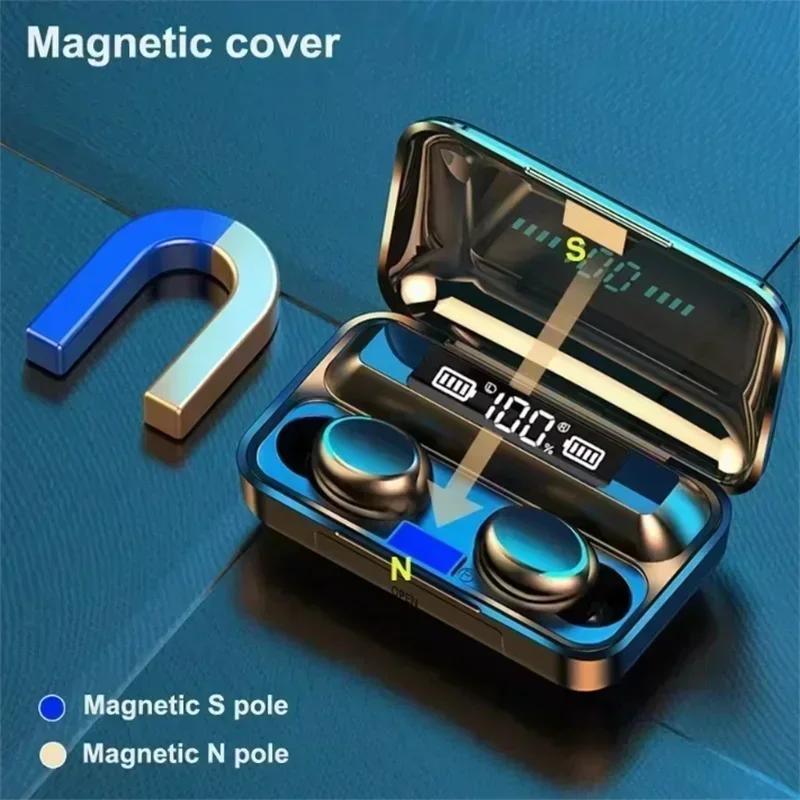Xiaomi New Bluetooth Headphones 9D Stereo High Bass Sport Earphones Handfree Touch Control Tws Wireless Earbuds Waterproof Headset