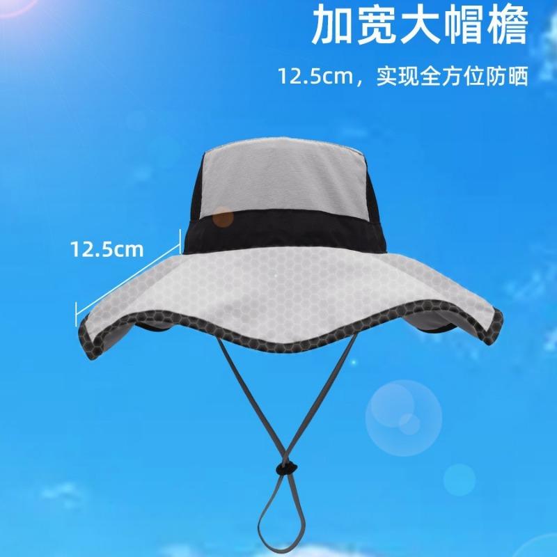 Шляпа женская летняя защита от солнца козырек шляпа от солнца для улицы велоспорт шляпа с большими полями шляпа-ведро защита шеи складная шляпа