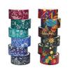 12pcs Merry Christmas Washi Tapes Set 15mm*5m Winter Gift Paper Adhesive Masking Tape Decoration