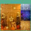 Twinkling Star 35m Moon Led Curtain Light Fairy String Light Home Decor Ramadan