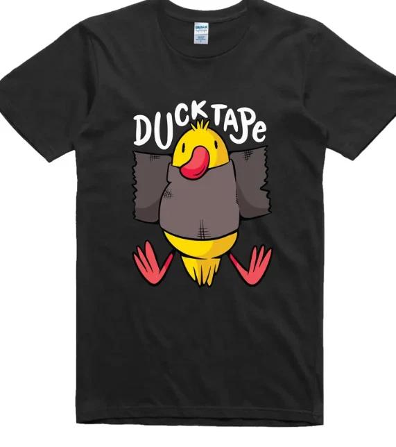 Смешная футболка с принтом Duck Tape Обычный крой