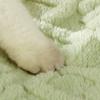 Solid Color Cat Sleeping Mat Thickened Fleece Blanket Comfortable Cat Nest Mat  Winter