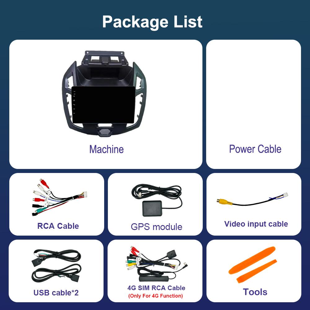 Автомобильное радио Android 14 система для Ford Transit Connect Tourneo Connect 2014 - 2019 GPS мультимедийный плеер навигация стерео DSP BT