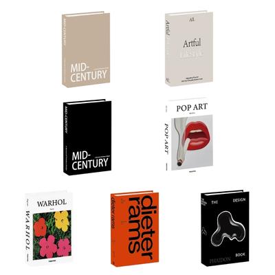 Декоративная книга-муляж для домашнего декора, не настоящая книга, декор для журнального столика, стильные современные эстетичные акцентные элементы для офиса