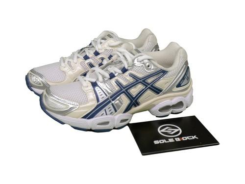 Asics Гель Nimbus 9 Белый Светло-индиго Ж - 1202A278-108