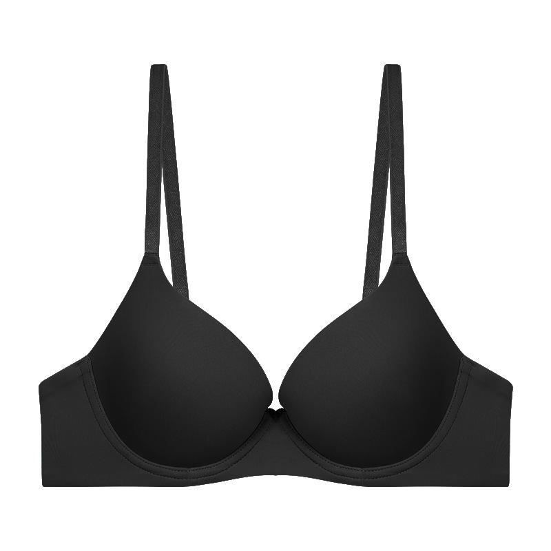 Women Underwear Sexy Deep V Push Up Bras Seamless Comfort Everyday Lingerie Solid Wireless Plus Size B C D E F Cup Brassiere
