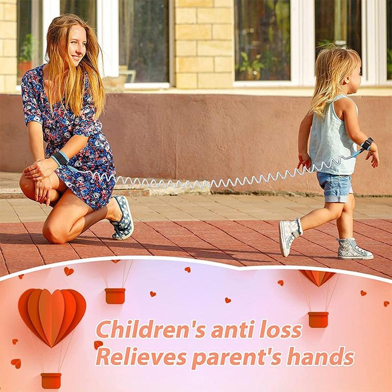 1.5M Toddler Baby Kids Safety Harness Cut Continuously Child Leash Anti Lost Wrist Link Traction Rope