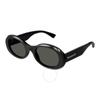 Grey Oval Ladies Sunglasses Gg1587s 001 52