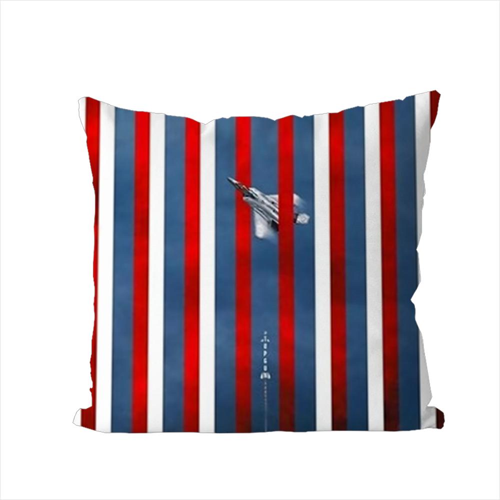 FFilm Top Gun Pillow Case For Car Sofa Decorative Home Doublesided Print Plush Square Throw Pillow Cushion Cover
