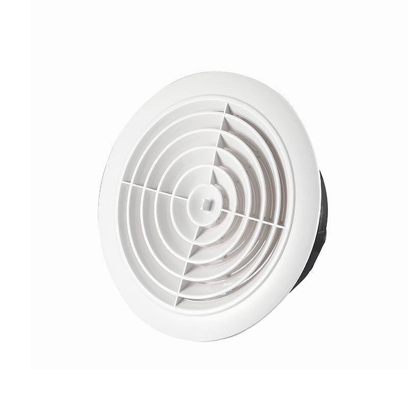 Vent With Circular Abs Shutter Mesh Cover For Fresh Air And Exhaust Duct Systems