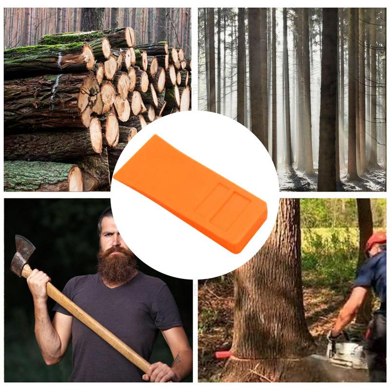 Клинья для валки деревьев с шипами Пластиковые клинья для бензопил Портативные многоразовые безопасные инструменты для лесозаготовок Руководство по оборудованию Лесозаготовительные принадлежности