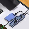 USB 3.0 адаптер на 4/7/10 портов с независимыми переключателями и скоростью 5 Гбит/с для быстрой передачи данных и удобной зарядки