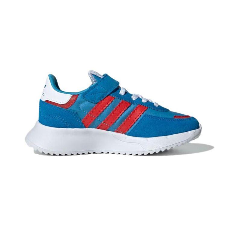 Adidas Originals Retropy F2 Low Top Durable Casual Shoes Kids Sneakers Blue GX9218