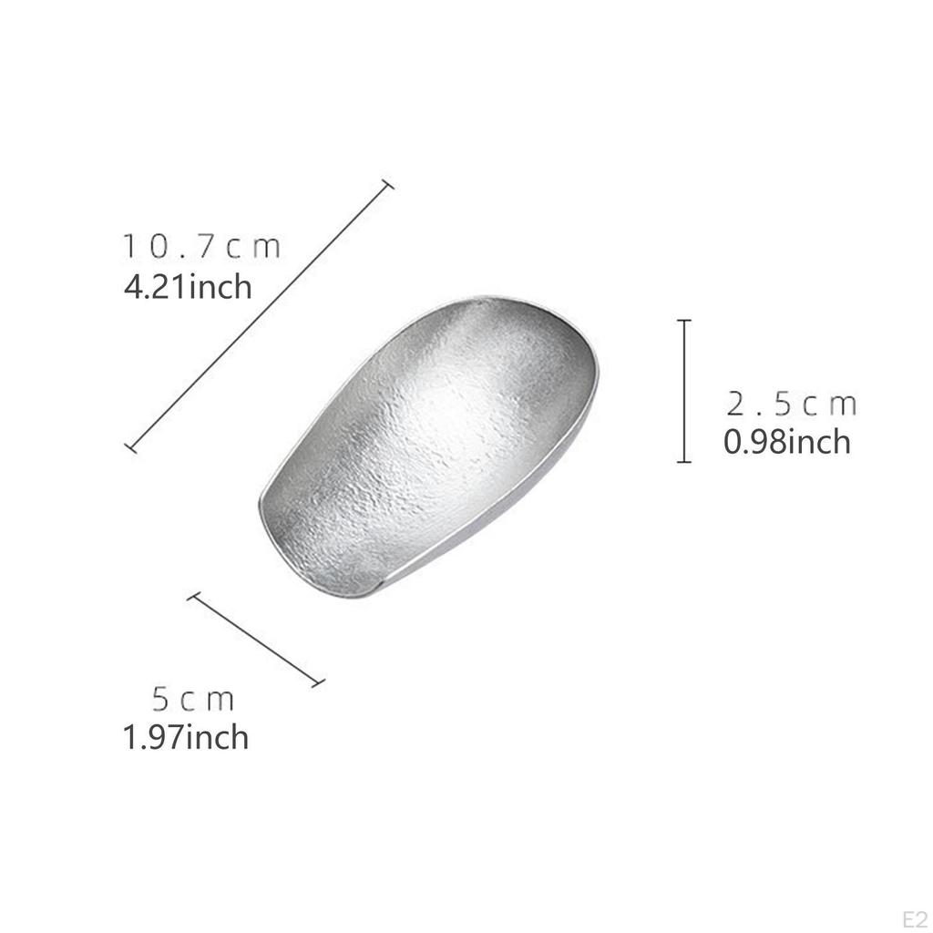 Tea Leaf Scoop Leaves Measuring Tool Accessory Handmade Convenient Elegant Compact Japanese