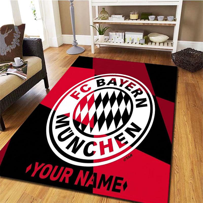 FC Bayern Munchen Custom Name Carpet Rug for Living Room Bedroom Home Sofa Decoration,Kids play Non-slip Floor Mat