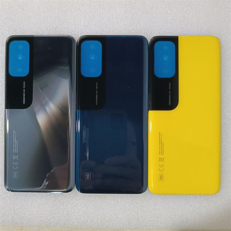 For Xiaomi Poco M3 Pro 5G M2103K19PG M2103K19PI Phone Housing Middle Frame+Battery Back Cover Case Repair Parts