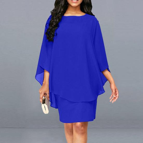 Вечернее платье с круглым вырезом, рабочая одежда, мягкая классическая женская одежда из двух частей, уличная одежда