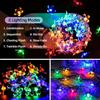 LED Festoon Cherry Blossom Garden Tree Solar Garland Wedding Party Balcony Decoration Holiday Outdoor Solar Light String