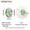 Authentic Original Copper Metal Charm Bead Components Luxury Green Fairy Glass Bead Components Compatible With Bracelet High Quality Fine Jewelry Do