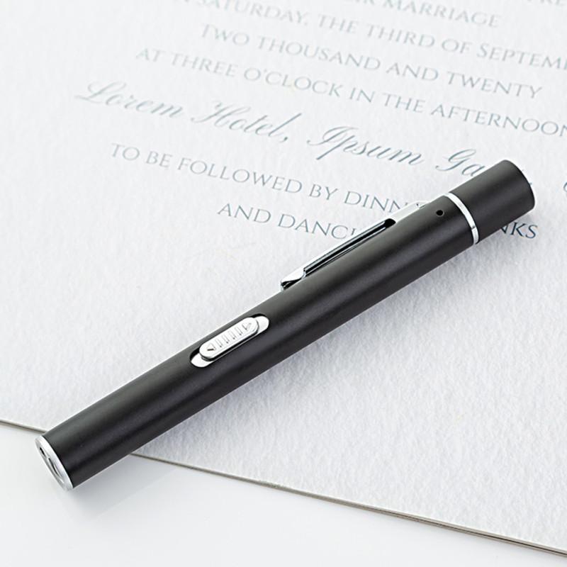 Горячий! Портативный двойной источник света светодиодный фонарик-ручка из нержавеющей стали для медсестер для студентов-врачей