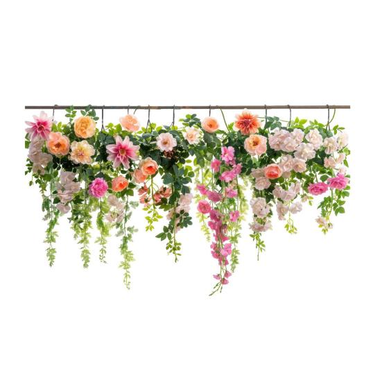 Colorful Floral Window Sticker Removable Flower Window Clings Waterproof Static Window Decal for Home Office Bedroom Bathroom Decor