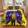 Cyberpunk Future Warrior Print 3Pcs Bedding Setduvet Cover With 2 Bedropillowcase Home Birthday Gift