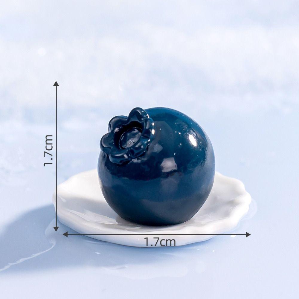 Cute Simulation Fruit Figurines 3D Mini Fruit Figurines Miniatures Handicrafts DIY Decorations Fake Fruits Window Display