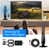 Indoor Digital Antenna with Amplifier Signal Booster Wide Range High Gain Low Latency HDTV Car TV Aerial Antenna Home Supplies
