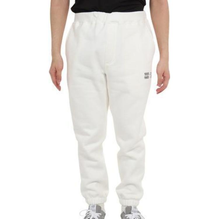New Balance Трикотажные штаны мужские белые AMP25019-SST