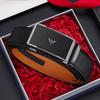Император Павел Мужской 2024 Натуральная кожа Автоматическая пряжка Деловой ремень