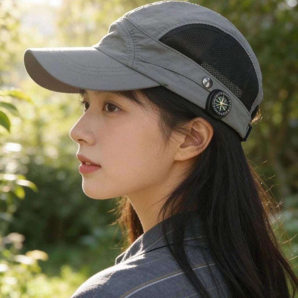 Adjustable Cycling Sun Hat Breathable Peaked Cap Fashion Trucker Cap Unisex