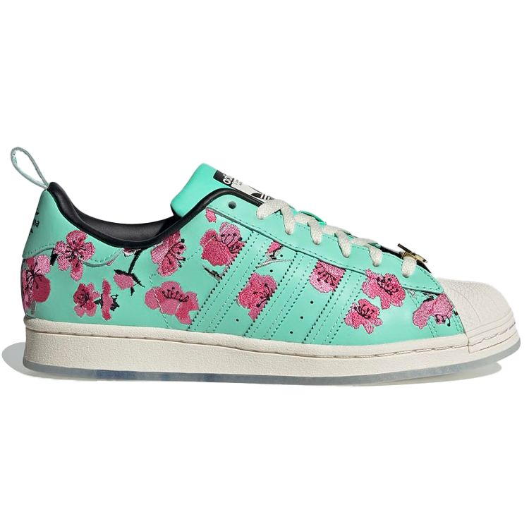 Arizona X Adidas Superstar Green Tea With Ginseng And Honey Unisex Sneakers Chalk-White GZ2877