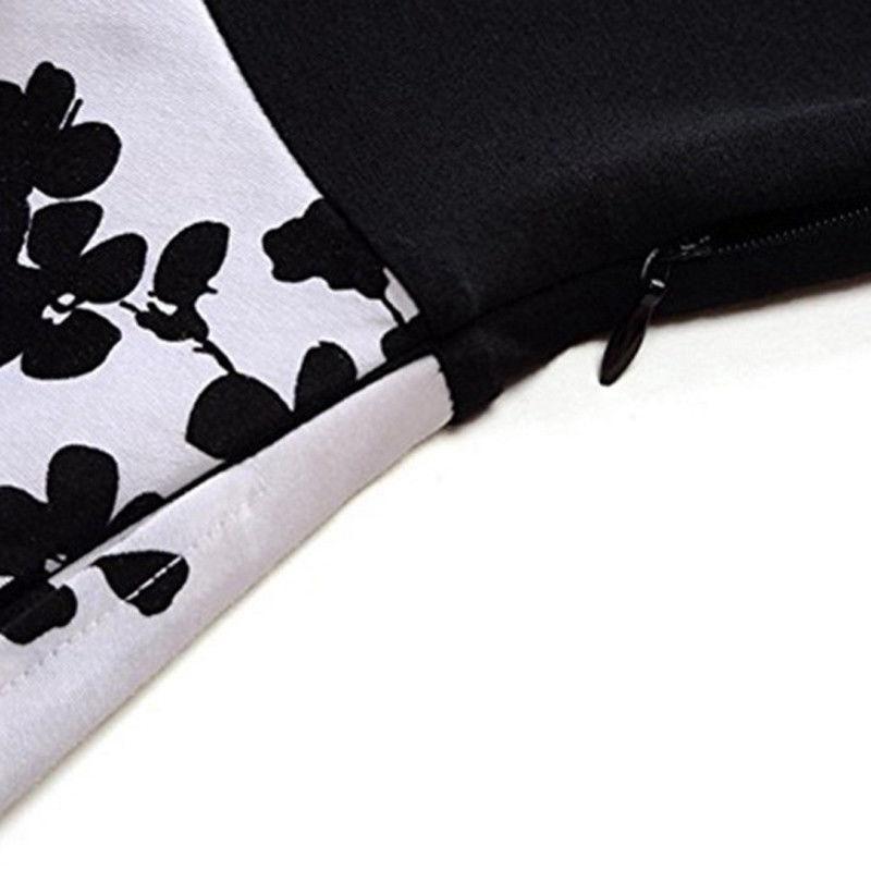 Womens Retro Floral Print Sleeveless Cotton Dress With Round Neck For Summer Vintage Style