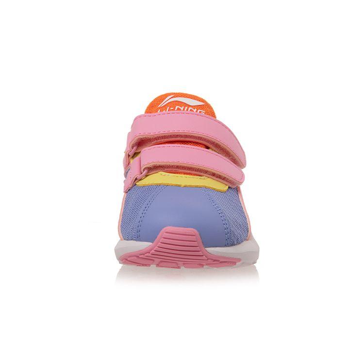 Li Ning Sports Lifestyle Series Нескользящая износостойкая повседневная обувь Детские кроссовки Розовые Синие YKAP148-32