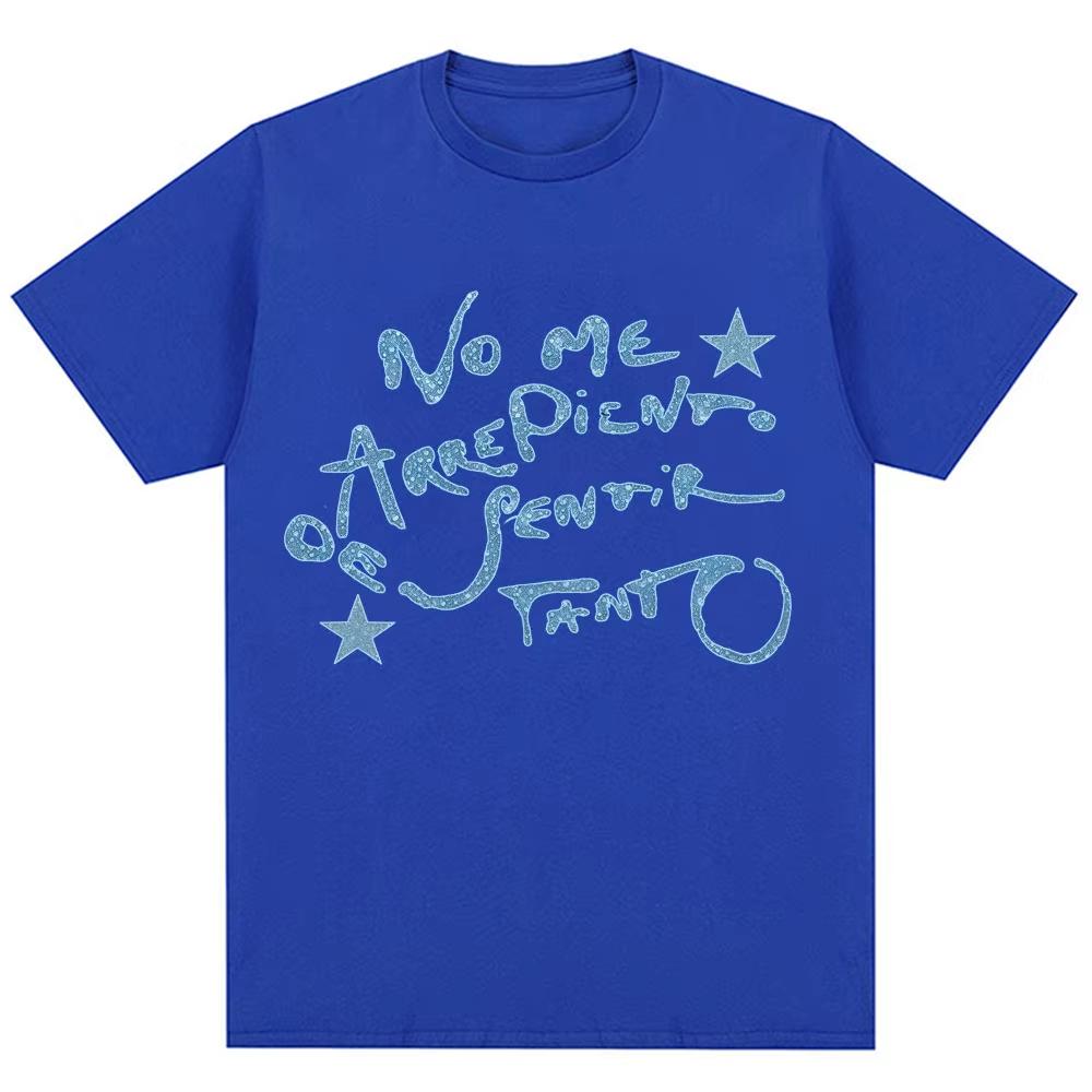 Hot Sale Karol G No Me Arrepiento De Sentir Tanto 2026 New Album Tshirt Men Women Hip Hop Fashion T Shirt Breathable Streetwear Casual Tees