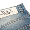 Gucci Джинсы прямого кроя с нашивкой-логотипом 760651-XDCO1-4011