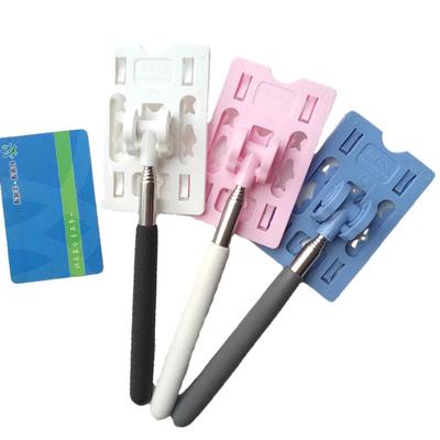 Регулируемая палка для автомобильной карты оплаты проезда Touch N Go Stick Holder Наклеиваемая телескопическая палка для считывания парковочных сборов Бесконтактный платежный стержень