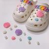 New Hole Shoes DIY Shoes Flower Shoe Buckle Creative Shell Pearl Removable Color Chain Accessories Set