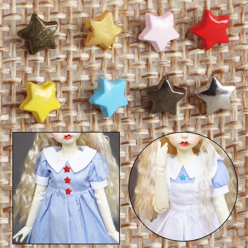 Кукольные домики, миниатюрные ремесленные куклы, одежда для рукоделия, мини-пуговицы, одежда, швейная пряжка, металлические пряжки