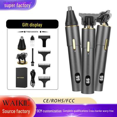Перезаряжаемая электрическая машинка для стрижки волос T9 Bald и бритва с дизайном Carving Mark