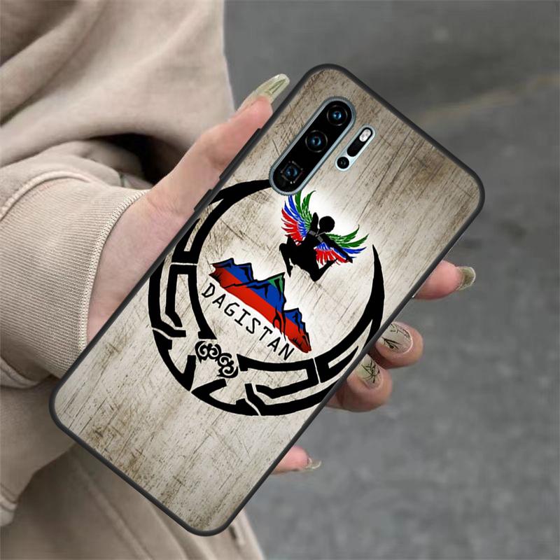 Чехол с флагом и гербом Дагестана для Huawei P40 Lite P20 P30 Nova 11 Pro 9 10 SE 3i 7i 11i 5T Y60 Y61 Y70 Y90 Y91