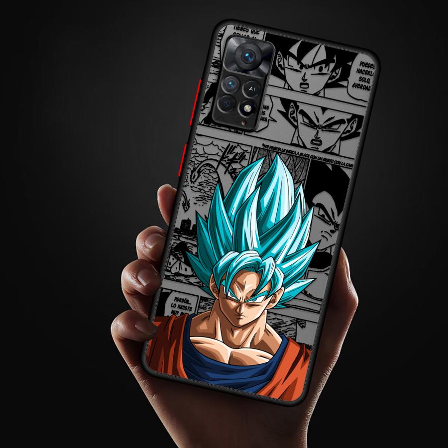 Чехол-бампер из ТПУ для Xiaomi Redmi Note 11S 7 9S 8 9 10 11 Pro 13 14 12 ProPlus 10S 12s 8T 14 Pro+ Крутой Аниме DBS GK