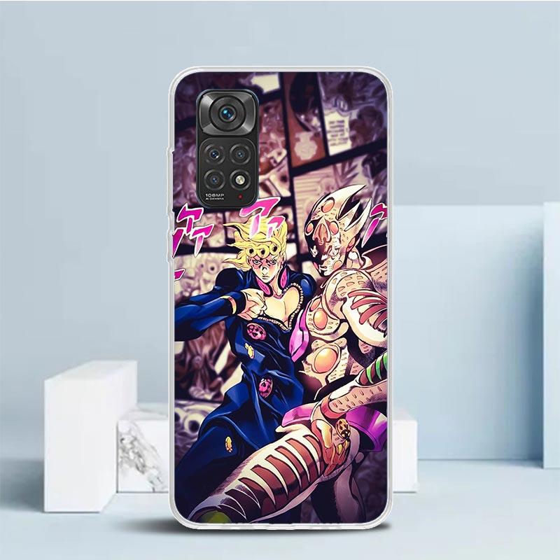 Чехол для телефона JoJo's Bizarre Adventure Golden Wind Для Xiaomi Redmi Note 15 14 14S 13 12S 12 Pro Plus 11S 11 11T 11E 10S 10 + Мягкий ТП