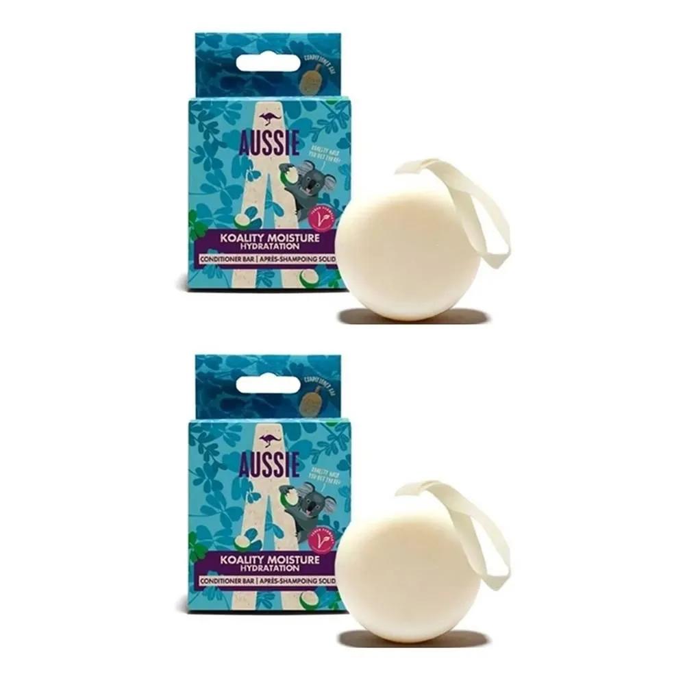 Aussie Koality Moisture Vegan Solid Conditioner Bar 75g 2 Pack